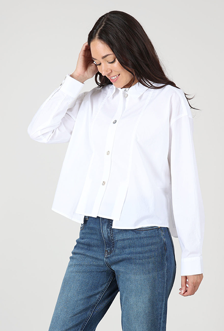 BKR Ideal Button Down, White