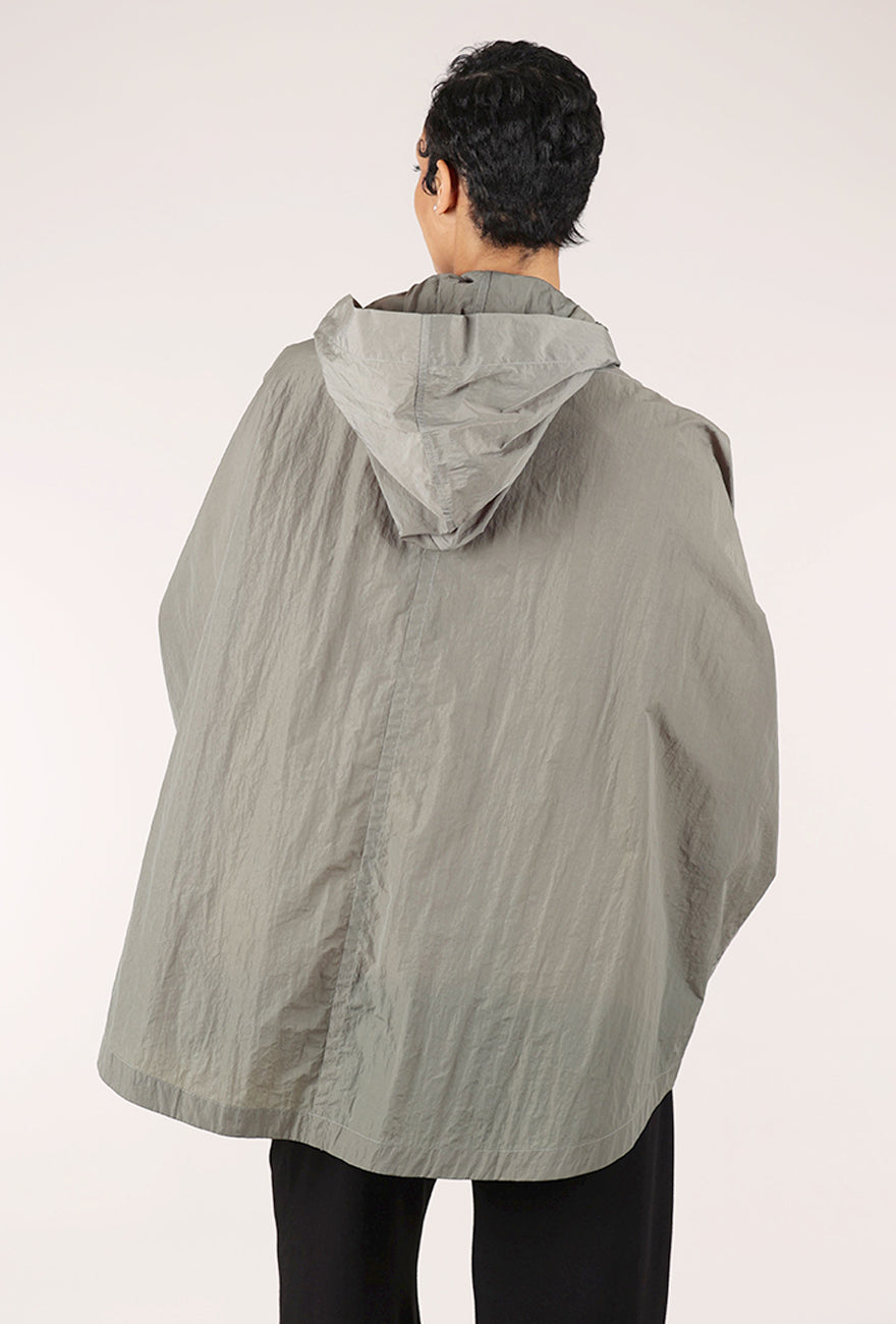 Moyuru Artful Rain Poncho, Sage 