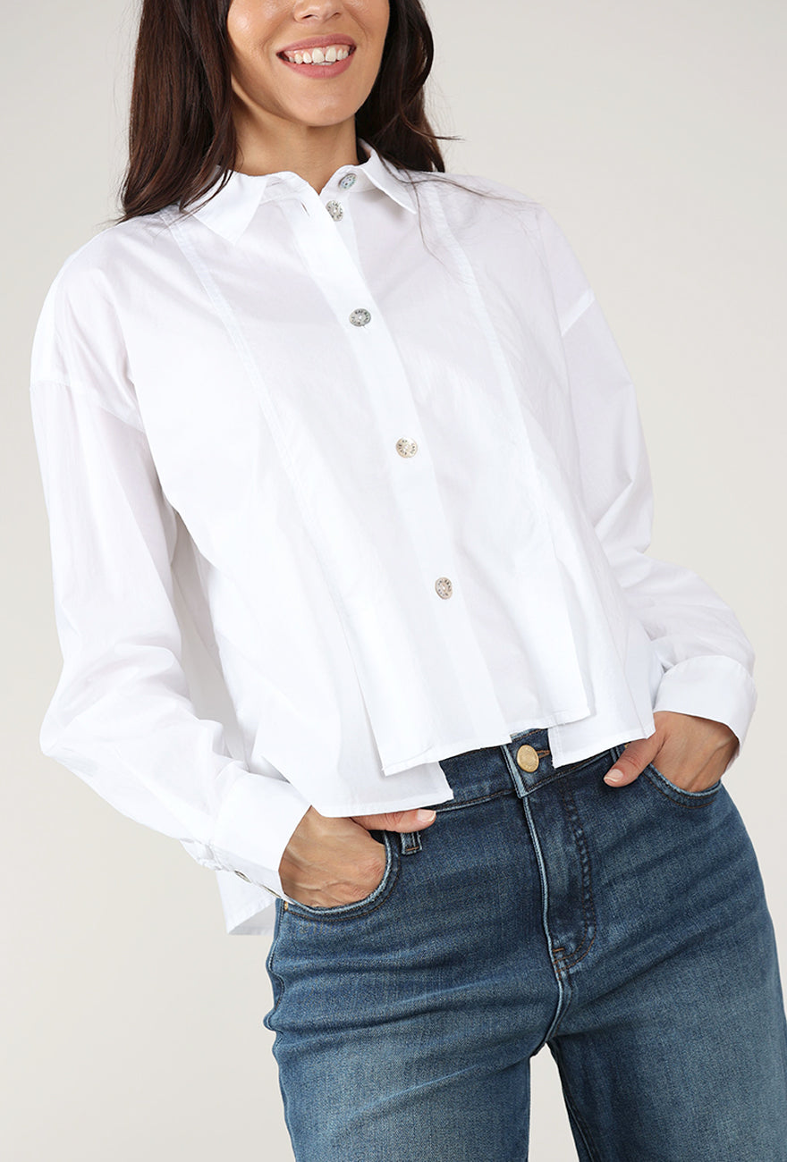 BKR Ideal Button Down, White