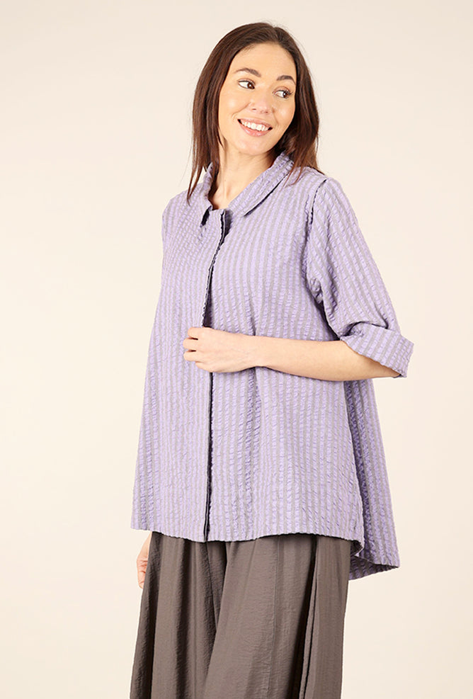 Tulip Grayson Seersucker Top, Sully Stripe 