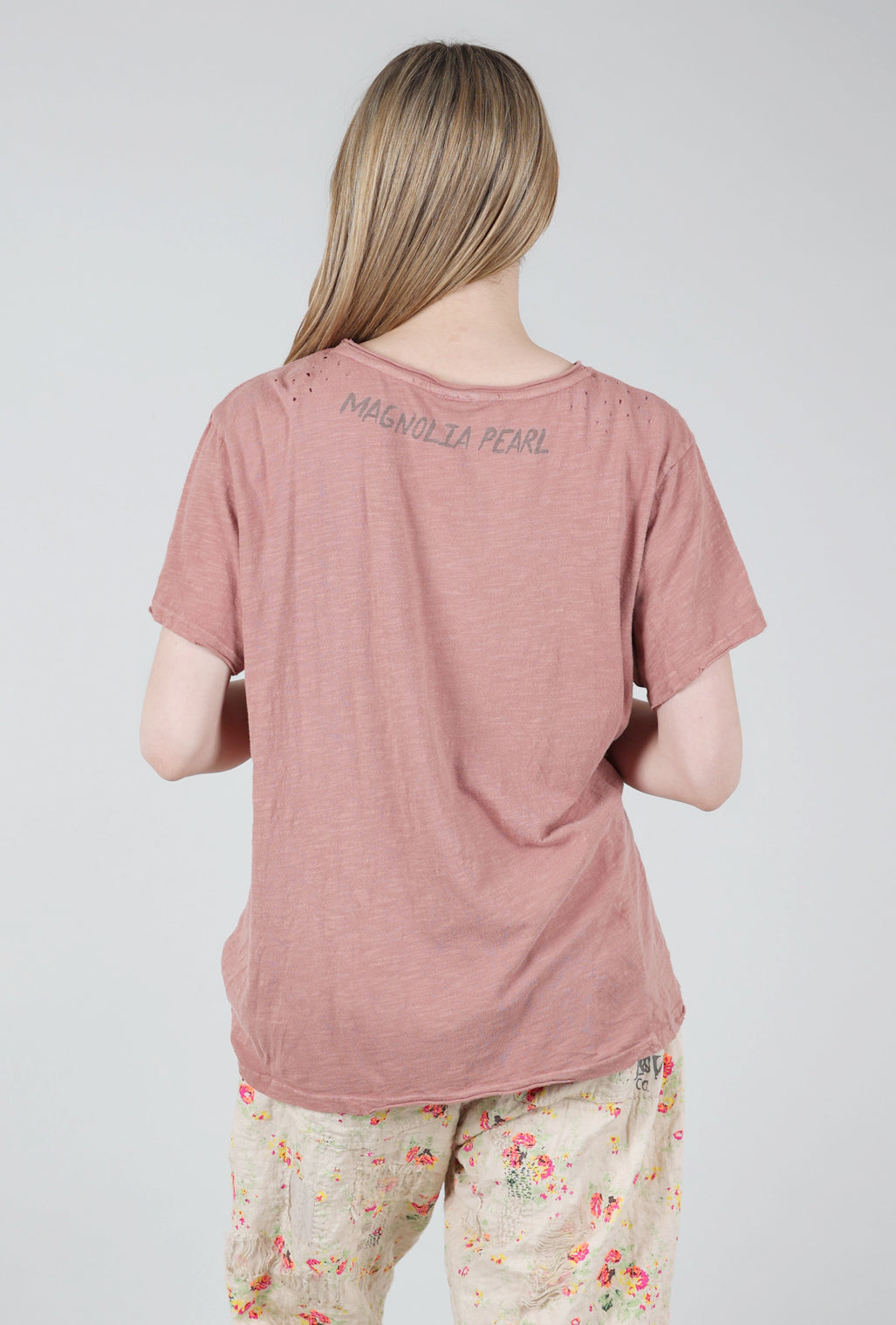 Magnolia Pearl Boyfriend Tee, Preston Moto/Bisou One Size Bisou