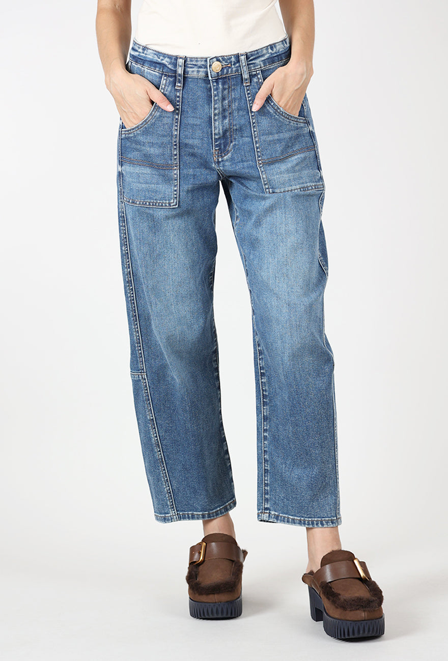 Ashton High Rise Relaxed Leg, Autumn Wash