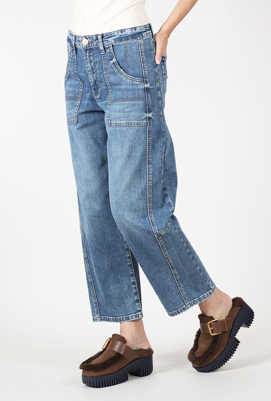 Ashton High Rise Relaxed Leg, Autumn Wash