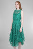 Eva Franco Shentel Petal Dress, Seaglass Green 