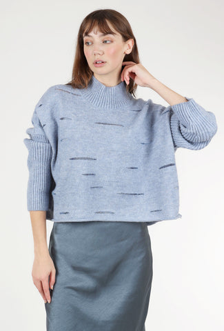 Kerisma Limi Cropped Sweater, Fog Blue 
