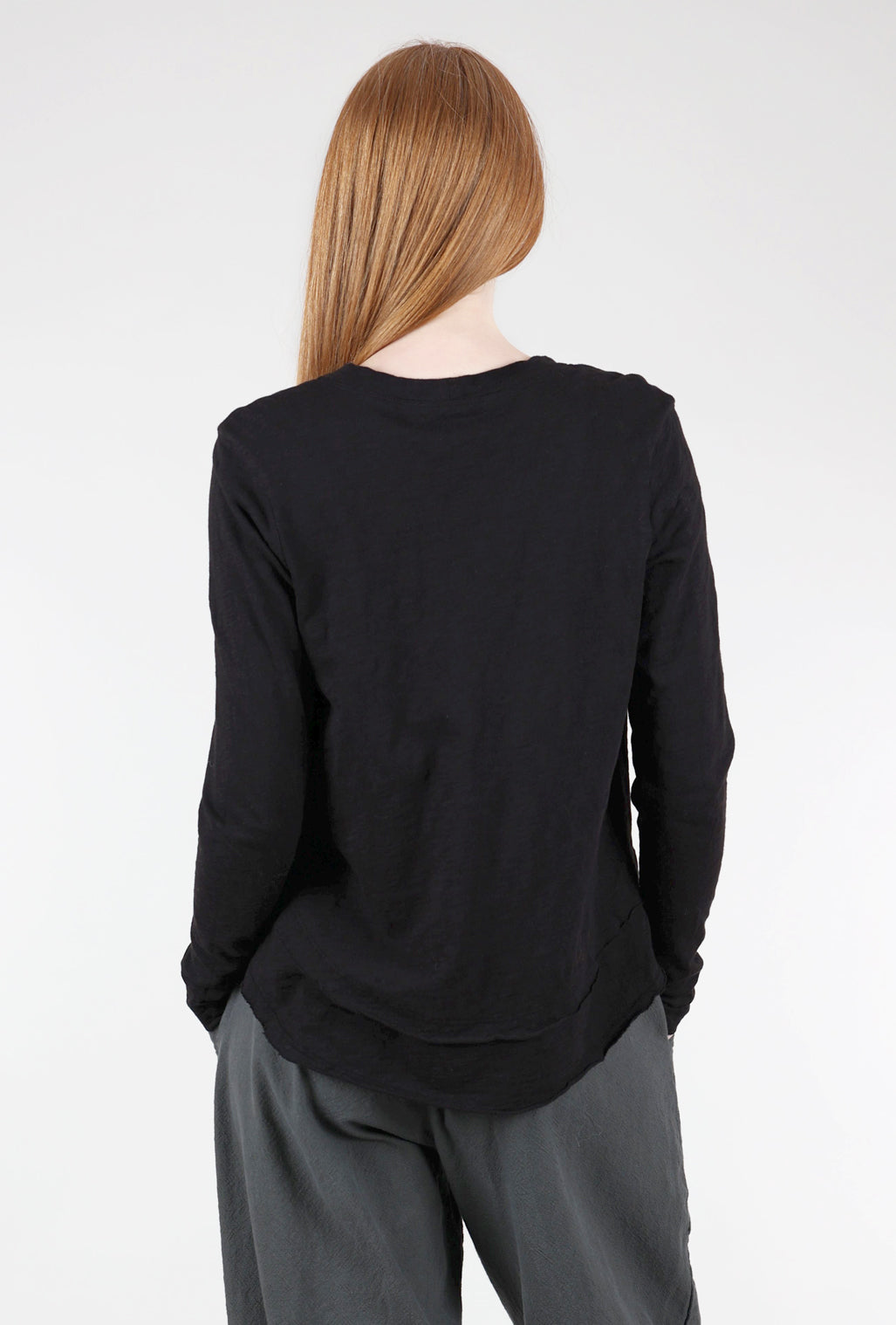 Wilt L/S Mock Layer Tee, Black 