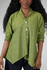 M Square Iris Button-Up Shirt, Jade 