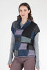M & Kyoko Funnel Texture Vest, Blue 