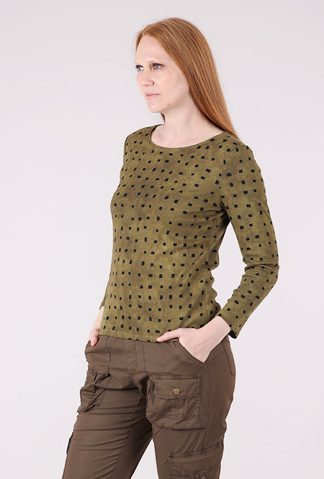 Habitat Cozy Rib Everyday Tee, Avocado 