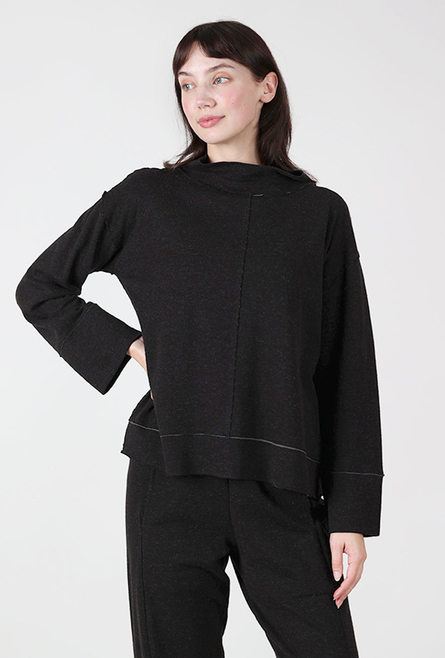 L/S Burma Top, Black
