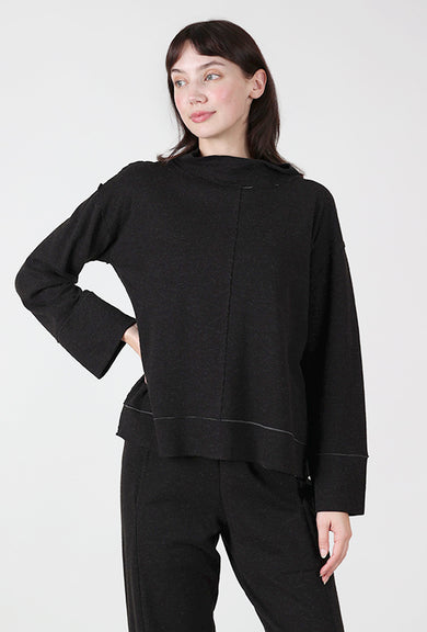 Iridium L/S Burma Top, Black 