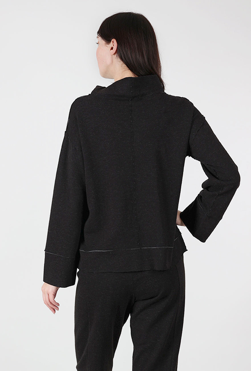 L/S Burma Top, Black