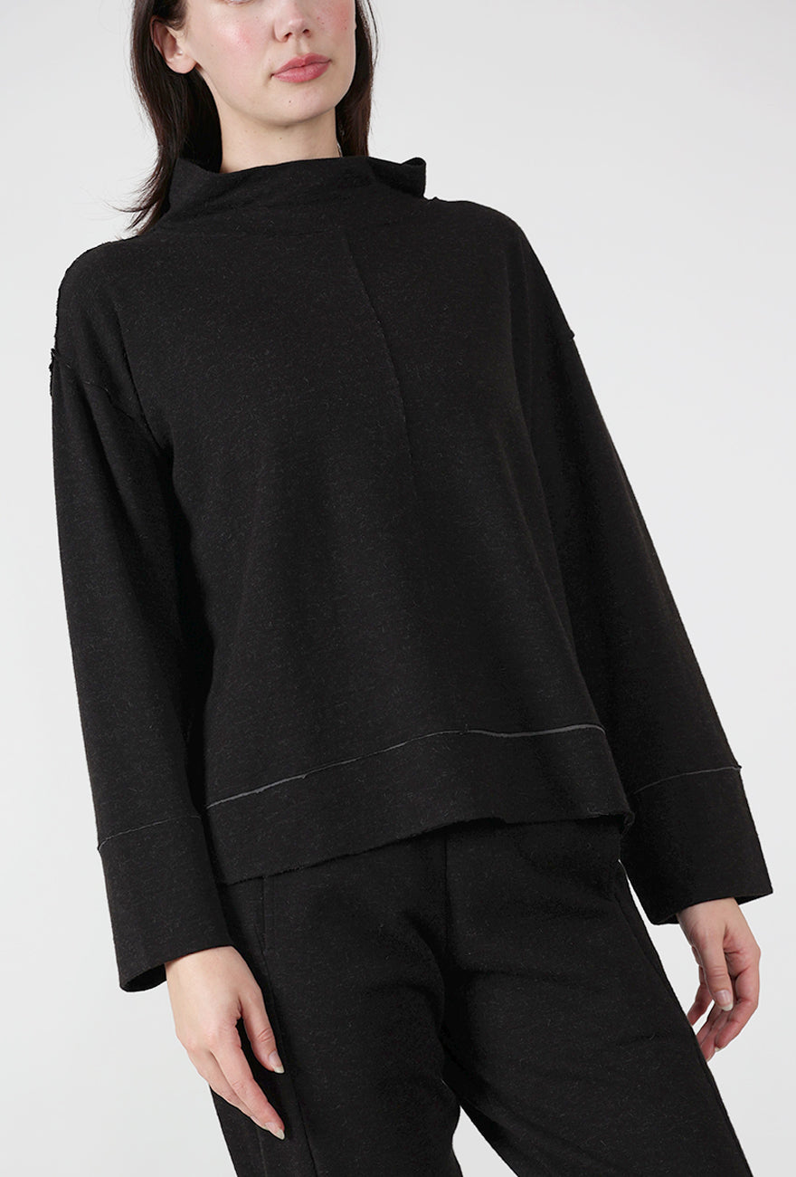 L/S Burma Top, Black