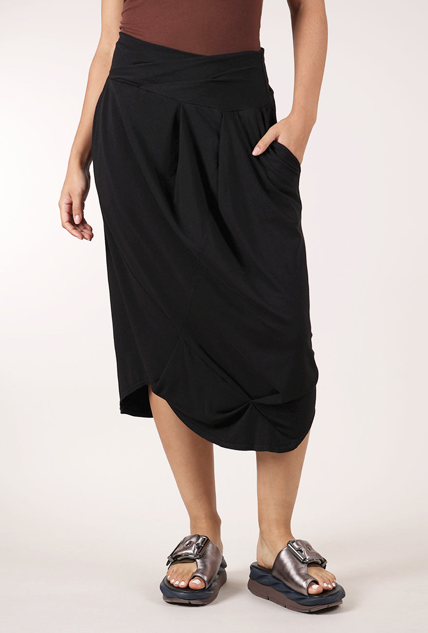Cynthia Ashby Rome Skirt, Black 