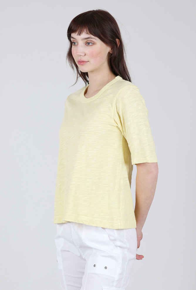 Wilt Baby Fit Shrunken Crew Elbow Sleeve Tee, Buttercup Yellow 