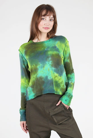 Heyne Bogut KC Hand-Dyed Sweatshirt, Green Smoosh 
