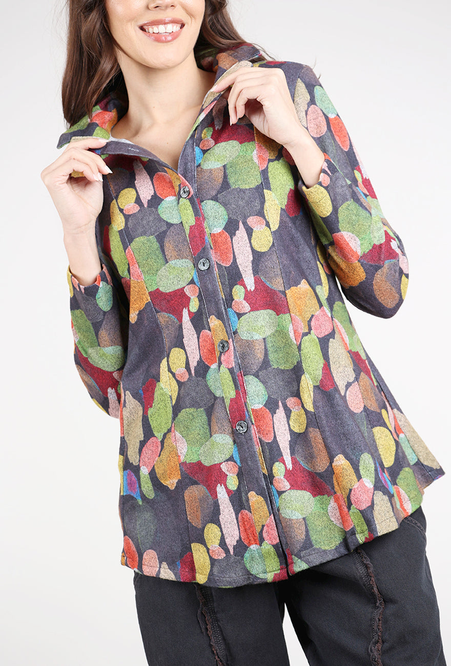 Trisha Tyler Just Dotty Jacket, Black Multi 