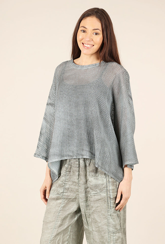 Cynthia Ashby Net Rex Pullover, Glaze 