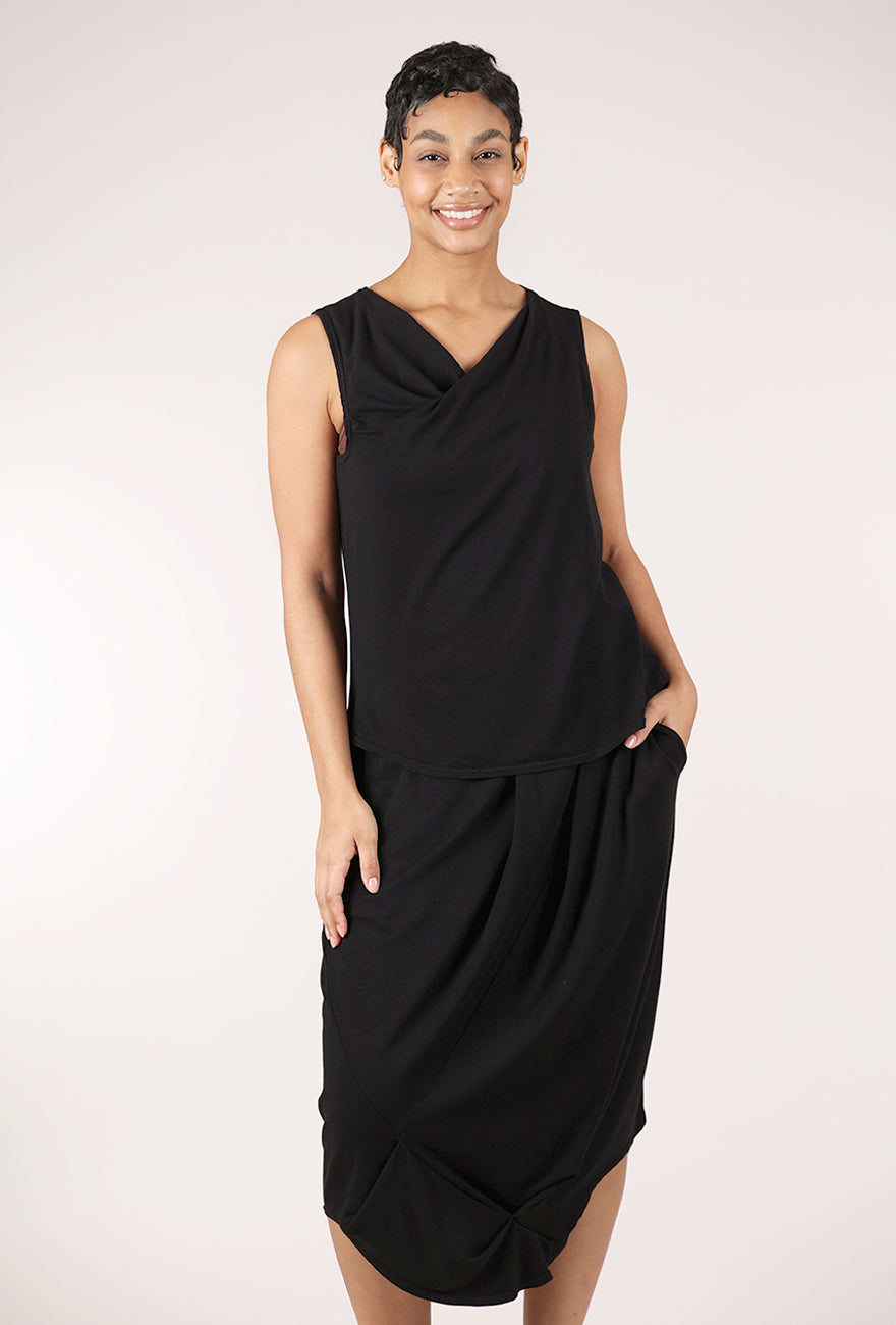 Cynthia Ashby Flip Tank, Black 