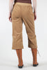 Cut Loose Mini Cord Easy Crop Pant, Sandalwood 