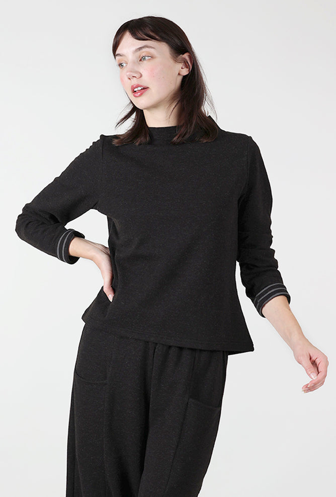 Iridium Reversible Fennel Top, Black 