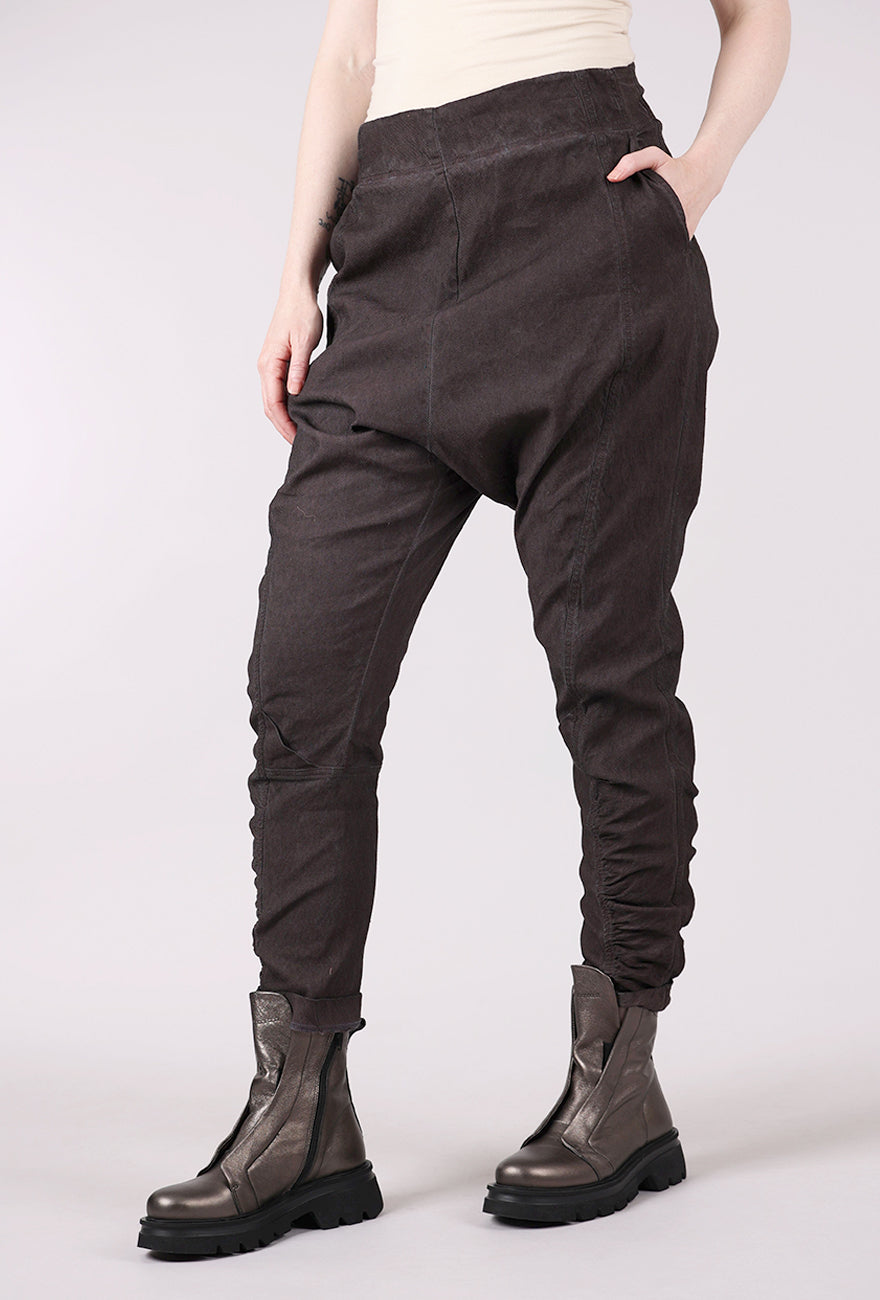 Rundholz Texture Twill Slip On Pant, Flamingo Cloud 