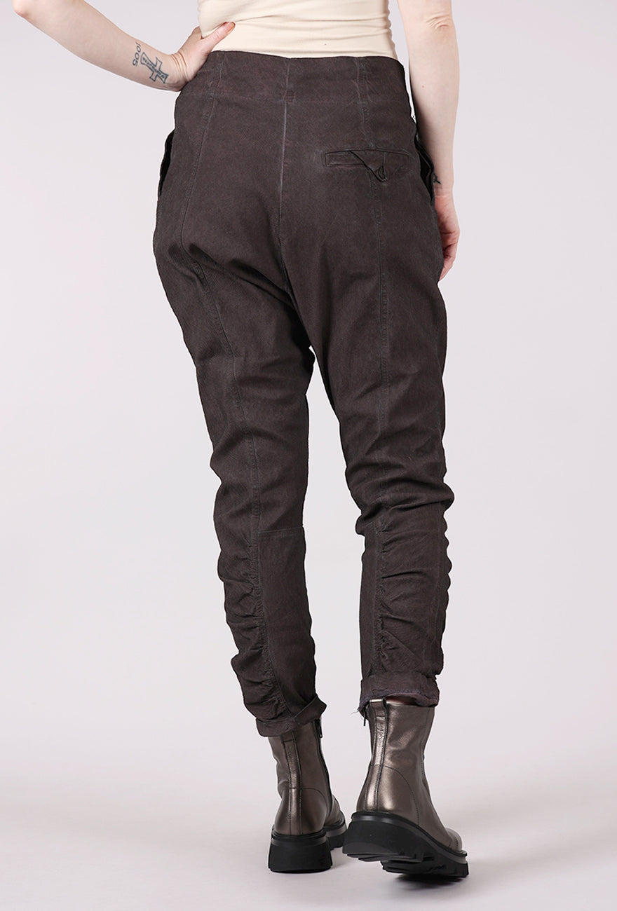 Rundholz Texture Twill Slip On Pant, Flamingo Cloud 