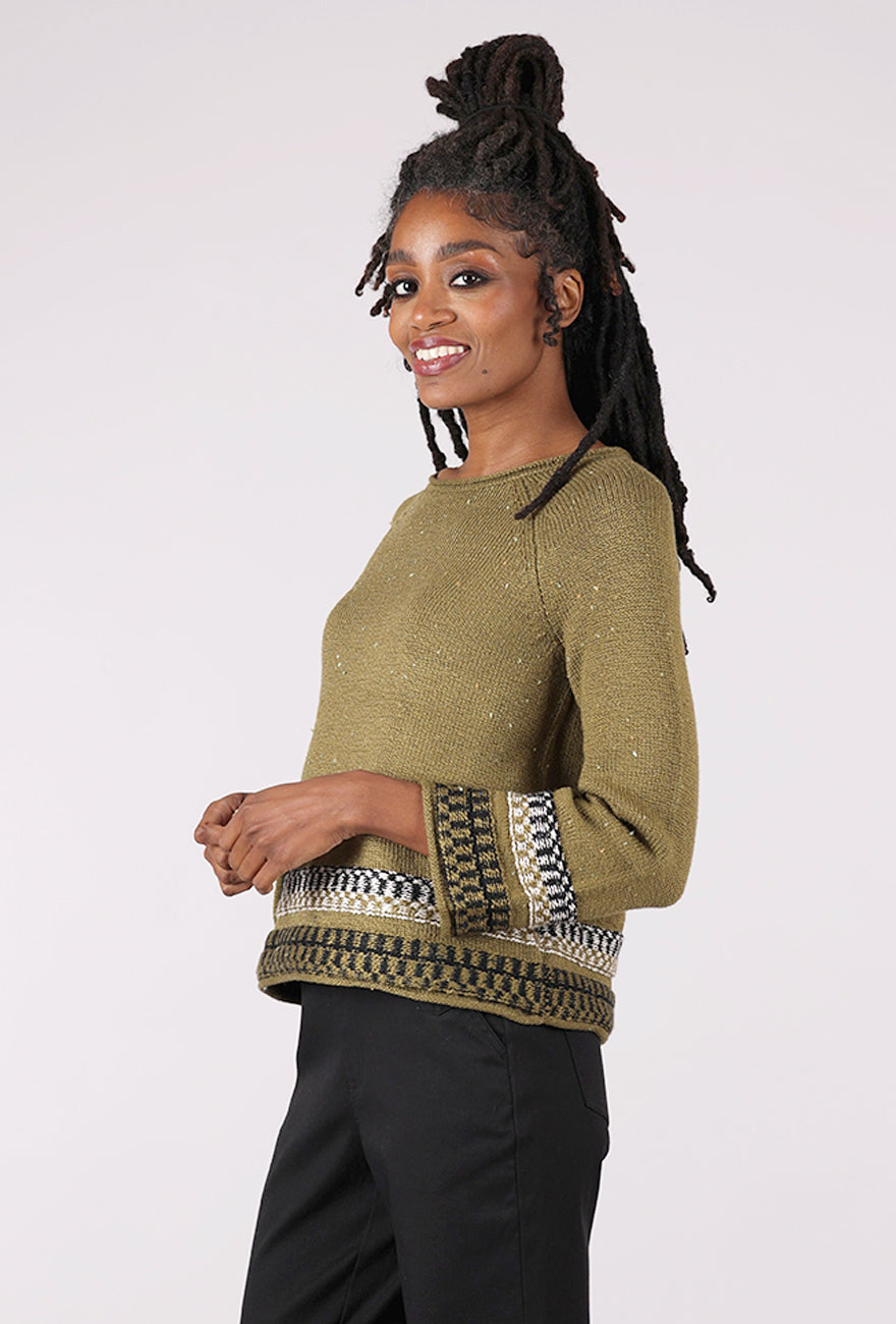 Habitat Chic Chalet Pullover, Avocado 