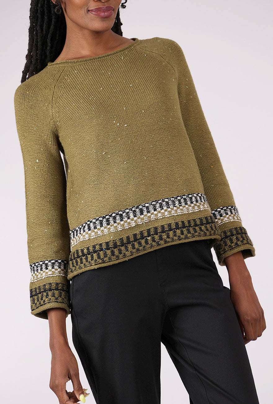 Habitat Chic Chalet Pullover, Avocado 