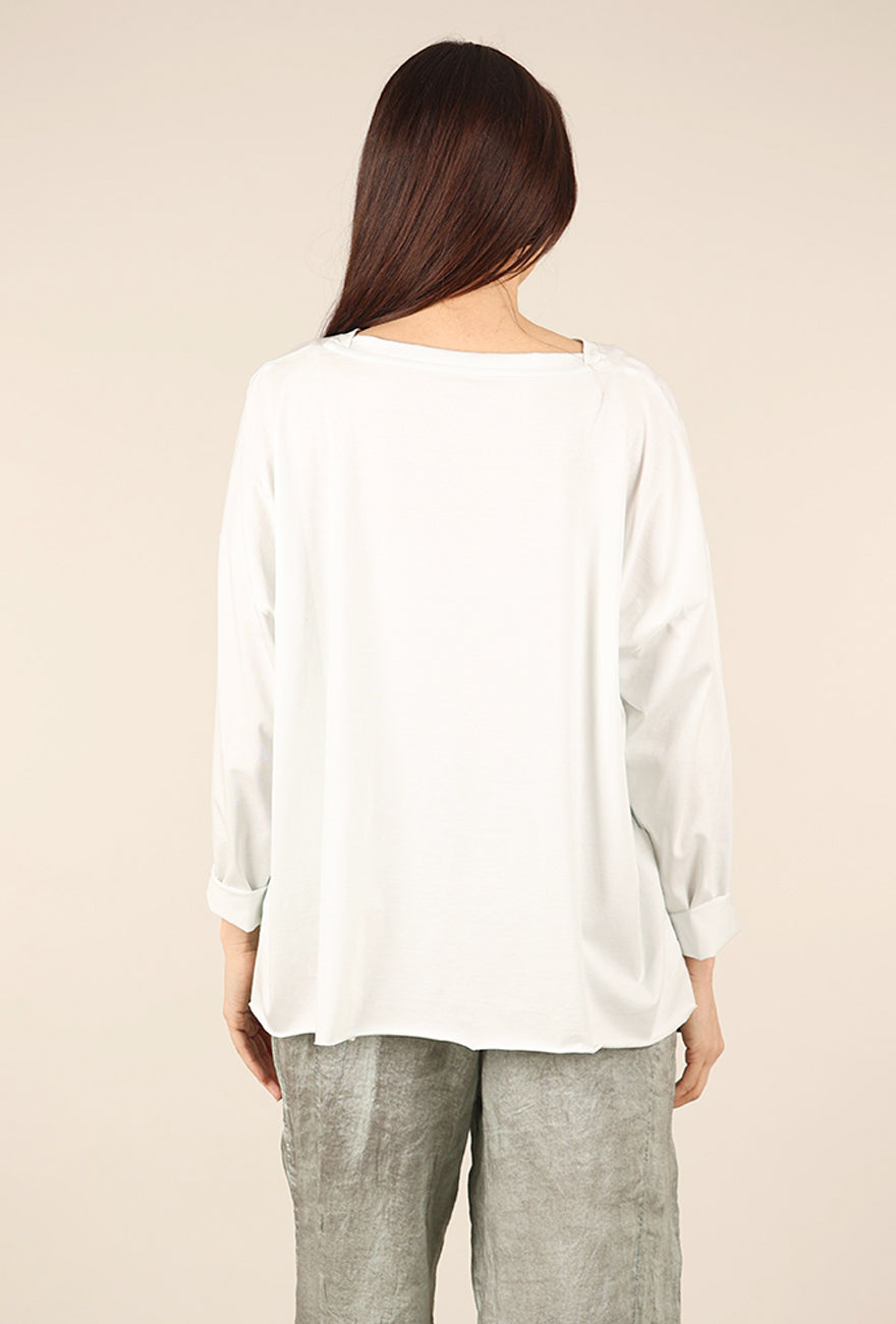Planet Luxe Boxy Tee, Mint 