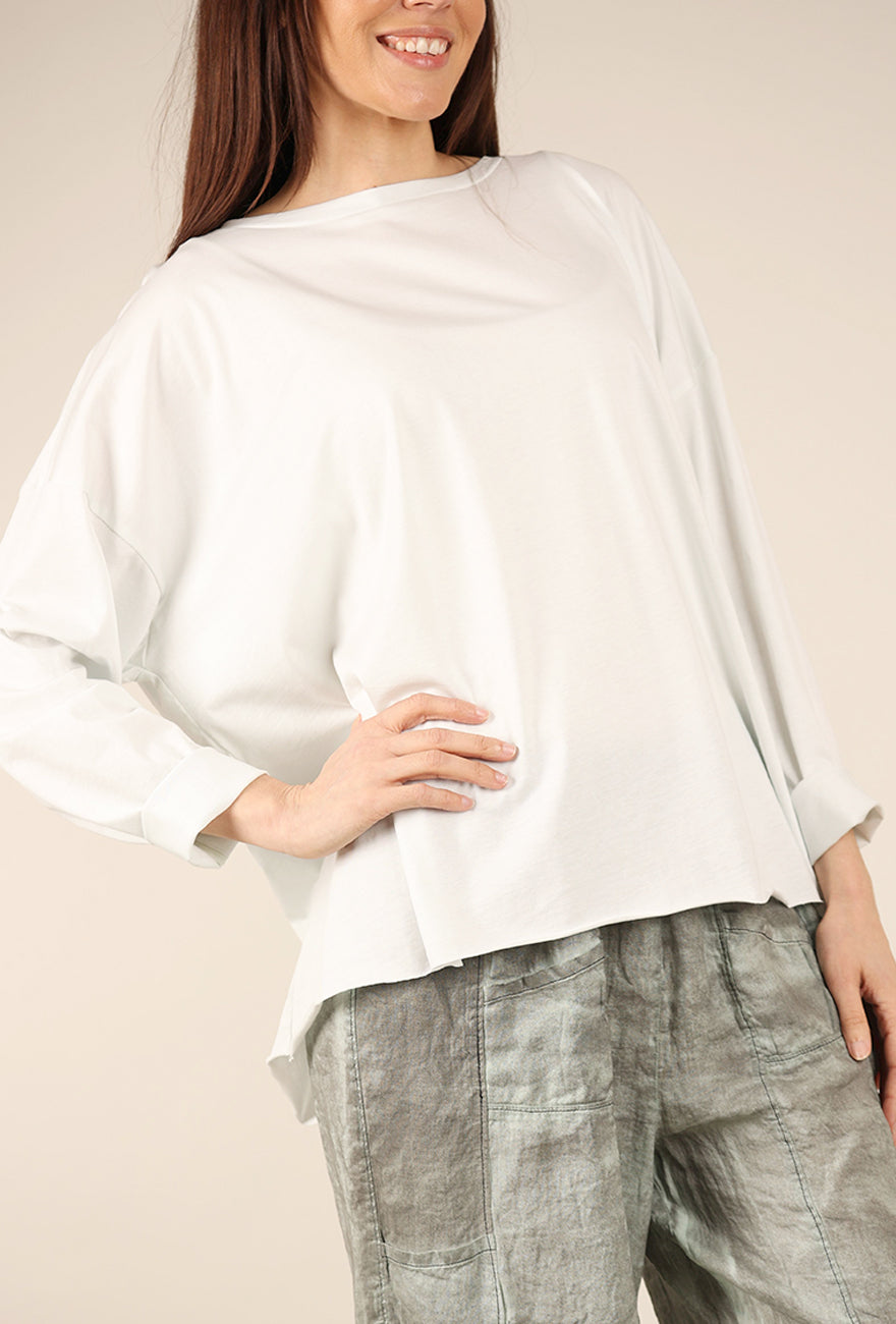 Planet Luxe Boxy Tee, Mint 