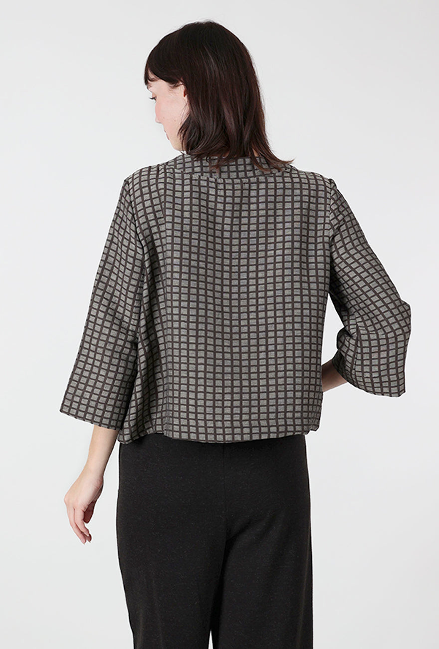 Niche Ava Jacket Blouse, Brown Tiles 