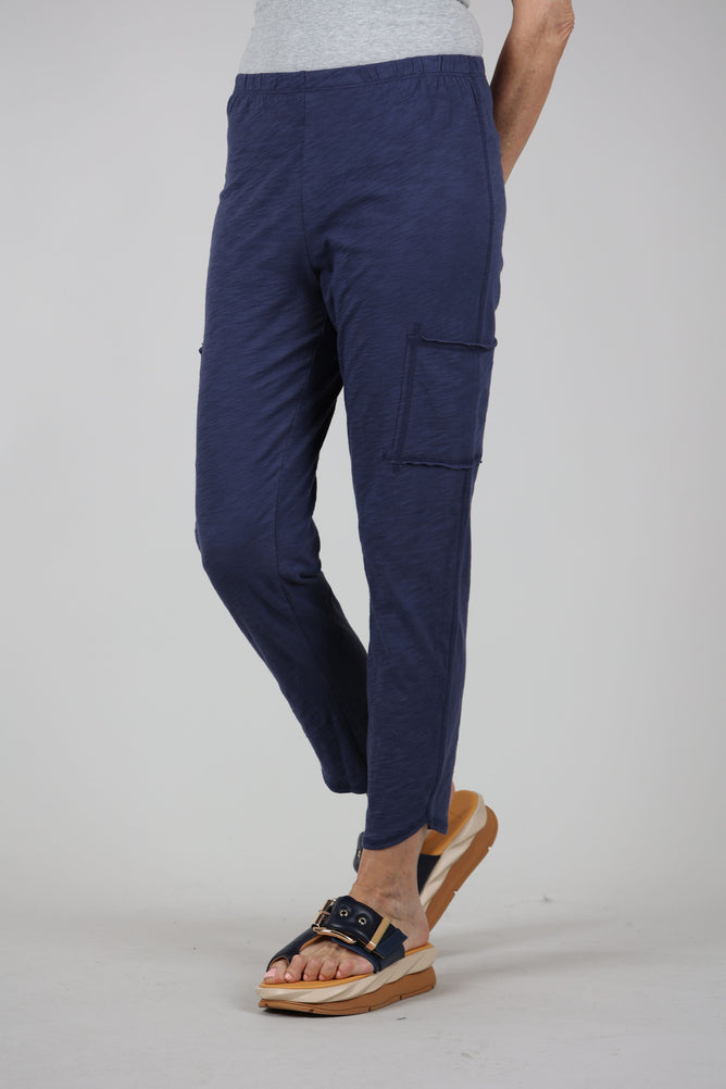 Escape by Habitat Cotton Slub Pocket Ankle Pant, Navy 