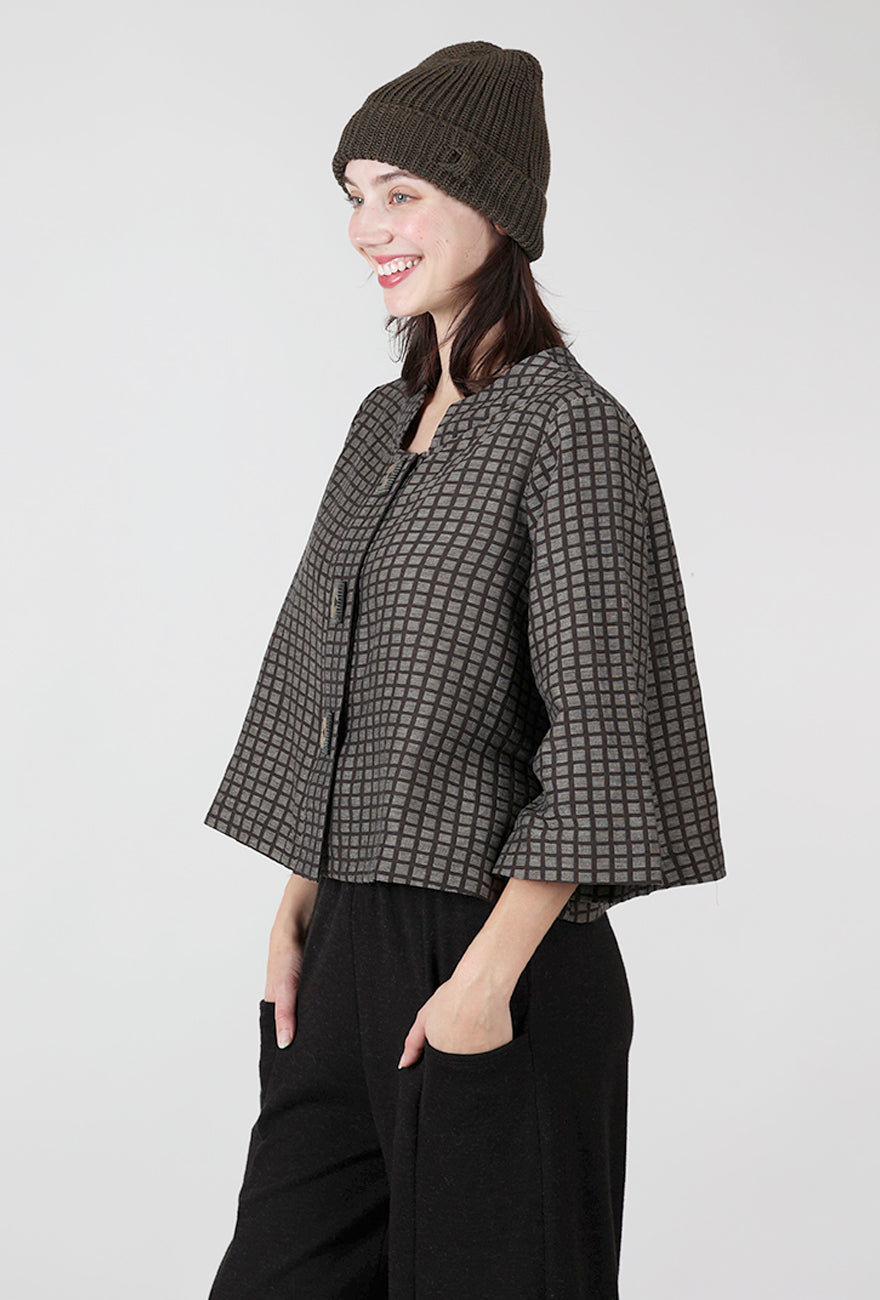Hannes Roether Essential Wool Skull Cap, Olive Brown 