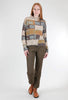 M & Kyoko MCM Pullover, Beige/Mustard 
