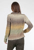 Mystree Fuzzy Collar Cardie, Olive Mix 