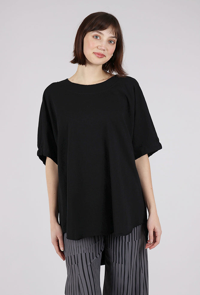 Planet French Terry Fashion Tee, Black 