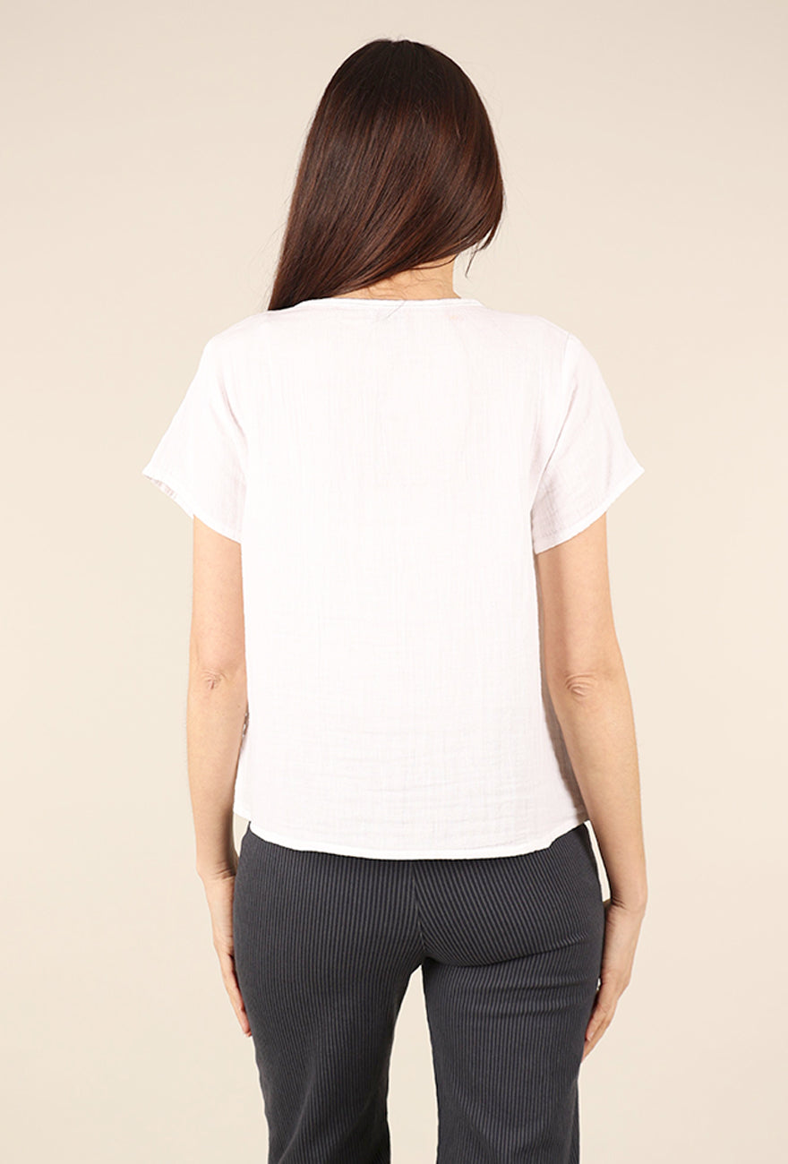 Tulip Elle Top, White 
