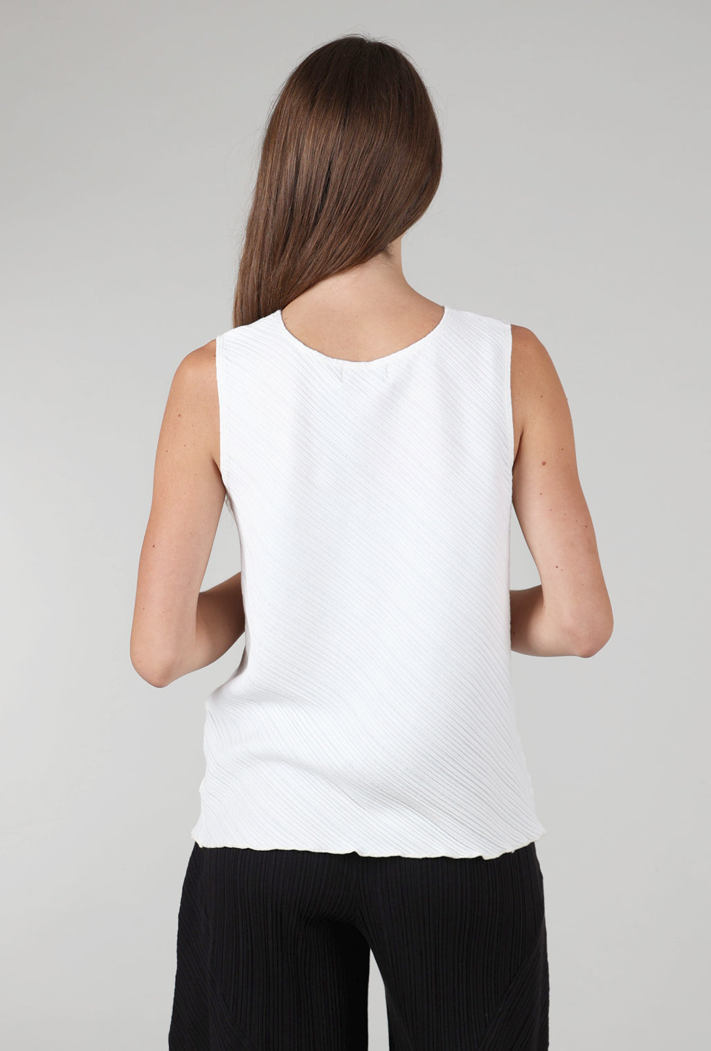 Fenini Micropleat Tank, Off White 