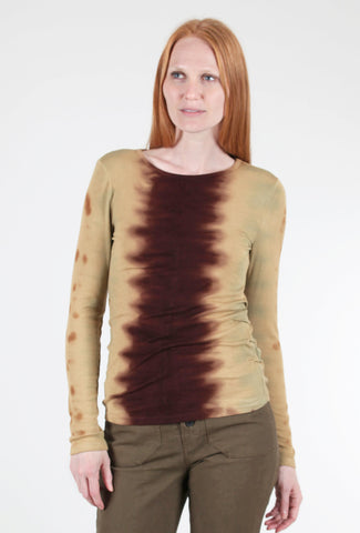 Wearables by XCVI Edie T-Shirt, Ochre Crestfallen Wash 