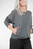 Mododoc Boxy Oversized Sweatshirt, Charcoal Heather 