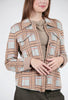 Mystree Check Pattern Swacket, Seafoam 