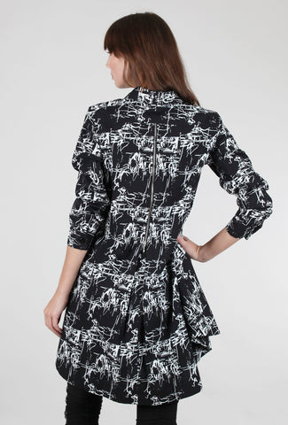 Tulip Newport Shirt, Black Etching 