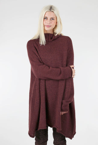 Rundholz Cotton-Wool Sweater Dress, Wood 