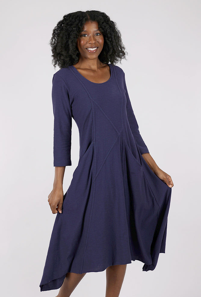 Tulip Emily Dress, Navy