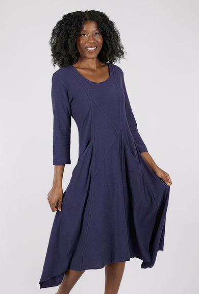 Tulip Emily Dress, Navy 