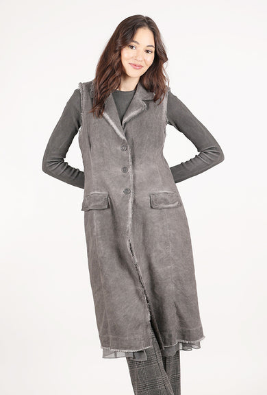 Baci Silky Layer Vest, Espresso 