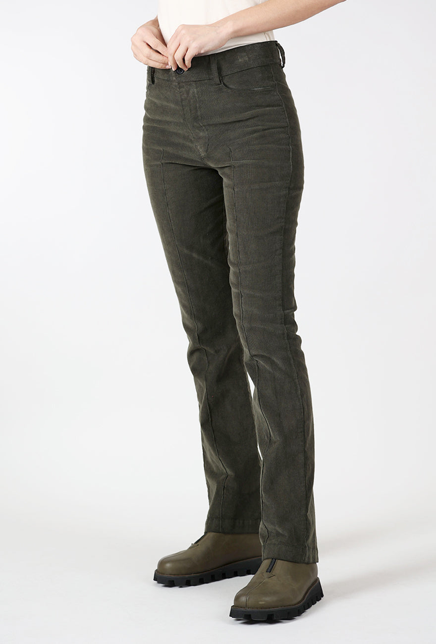 Prairie Underground Long Get Smart Cords, Dark Olive 