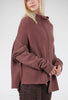 Rundholz Asymmetric Swing Cashmere Pullover, Rust Cloud 