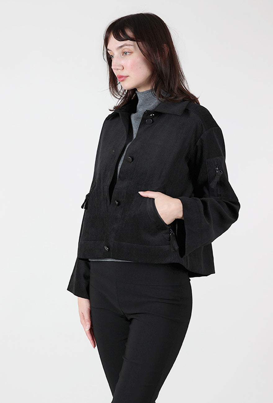 Bitte Kai Rand Velvet Cord BKR Jacket, Black 